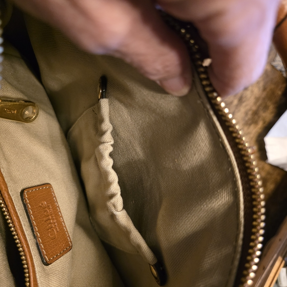 Chloe Brown Leather Shoulder Bag - Picture 16 of 16